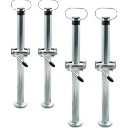 BITUXX® 2 Paar Anhänger Abstellstützen 700mm
