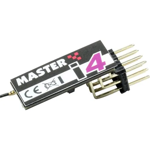 Master i4 4-Kanal Empfänger 2,4GHz - ideal für kleine Indoor Modelle und Slowflyer, perfektes Zubehör für ferngesteuerte Modelle