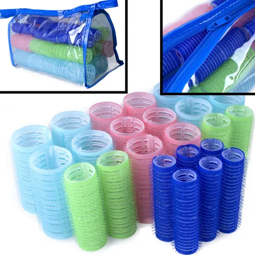 Lockenwickler HAFTWICKLER m.TASCHE Ø15-28mm WICKLER Friseurbedarf Haar LOCKEN 24