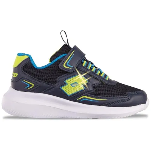 Lotto Sneaker mit cooler Blinkfunktion blau 35 EU - Sneaker in Größe 35, sportlich und mit einzigartiger Blinkfunktion für mehr Spaß beim Laufen. Perfekt für Kinder, die gerne auffallen!