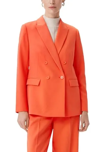 Comma Blazer mit doppelreihigen Knöpfen – Eleganter Look - Stylischer Blazer im Relaxed Fit aus hochwertiger Webware, leicht gefüttert und mit angedeuteter Tasche. Perfekt für schicke Anlässe oder den Alltag.