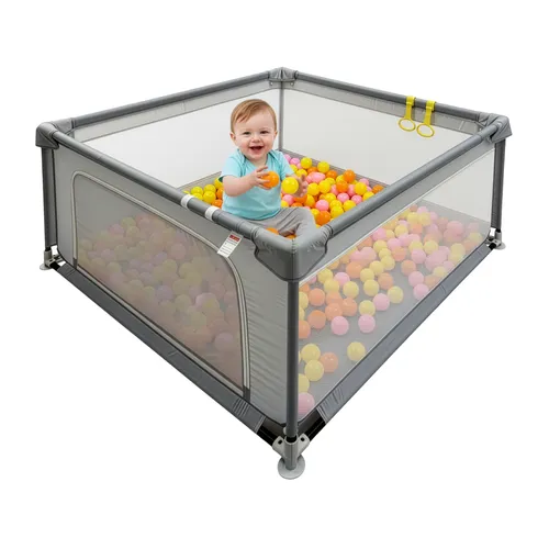 Relaxdays Laufstall Baby 120 cm x 120 cm von Relaxdays