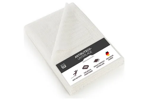 Blumtal Antirutsch Teppichunterlage Antirutschunterlage - unsichtbare Antirutschmatte, Universal Stopper, (individuell zuschneidbar, rutschfest, 2-St), Fußbodenheizung geeignet, Ohne Weichmacher - Made in Germany