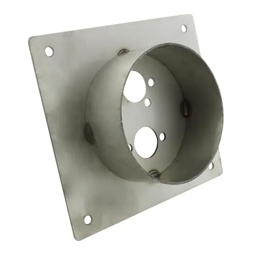 Edelstahl Einbauflansch Flansch für Standheizung Luftheizung 50mm