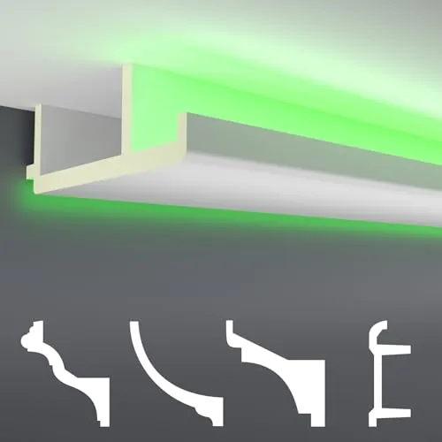 HEXIM LED Stuckleisten Muster