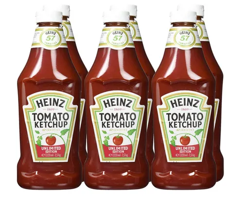 6x HEINZ TOMATO KETCHUP 875ml /1kg -Tomaten - Grill - Soße - Sauce - Fleisch