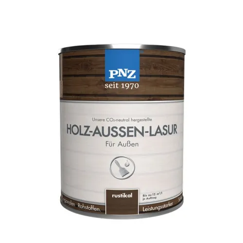 PNZ Holz-Außen-Lasur (Kiefer) 10,00 l - Wetterfeste Holz-Außen-Lasur für langlebigen Schutz und ansprechende Optik, ideal für Terrassen und Gartenmöbel.