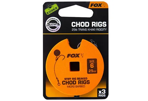 FOX International Karpfenhaken Fox Edge Armapoint stiff rig beaked Chod rigs - 3 Karpfenvorfächer