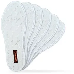 CINNEA Einlegesohlen Wellness Zimt-Einlegesohlen, Vorteilspack: 6 Paar (6-tlg), gegen Schweißfüße und Fußgeruch weiß 41