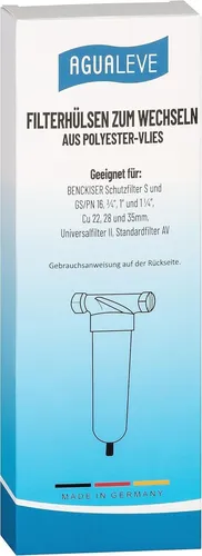 AGUALEVE® Filterhülsen - 10 Stück als BWT Alternative - Wasserfilter- & Filtrationsteile, hochwertige Filterhülsen für sauberes Wasser und einfache Handhabung.