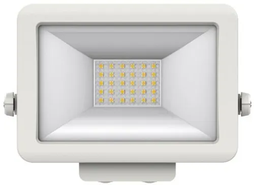 Theben theLeda B20L WH LED-Strahler 20 Watt - Lampen für Außen, modular erweiterbar und ideal für Wand- oder Deckenmontage mit 5000 K neutralweißem Licht.