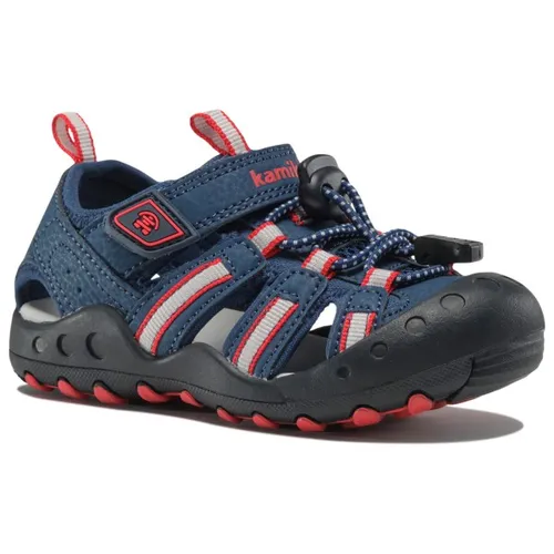 Kamik Kid's Crab Sandalen 30 | EU 30 blau - Robuste und vegane Kinder-Sandalen, ideal für den Alltag. Mit Schnellschnürung und wasserdichtem Design, perfekt für kleine Abenteuer!