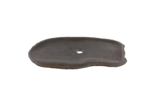 wohnfreuden Aufsatzwaschbecken Naturstein 80 cm - extraflach - Elegantes 80 cm Aufsatzwaschbecken aus indonesischem Flussstein. Jedes Stück ist ein Unikat mit natürlicher Form und pflegeleichter Oberfläche. Ideal für individuelle Badezimmergestaltungen.