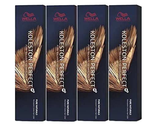 4er Wella Koleston Perfect ME+ 88/43 Hellblond Intensiv Rot Gold 60 ml