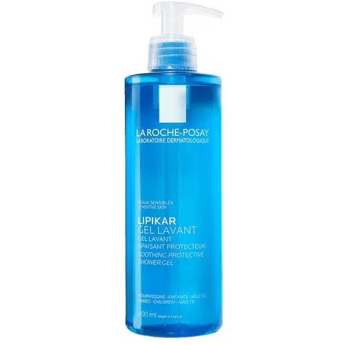 La Roche-Posay Lipikar Gel Lavant 400ml - Sanftes Duschgel für empfindliche Haut, beruhigt und schützt die Haut mit Niacinamid und Karitébutter, ideal für die ganze Familie.