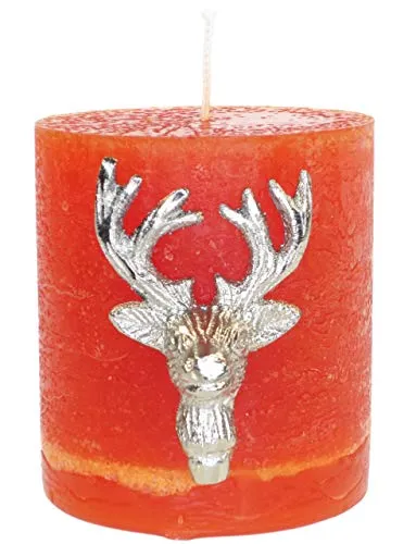 Kerzenstecker Hirsch V2 (Alu, silber) in silber von AM Design