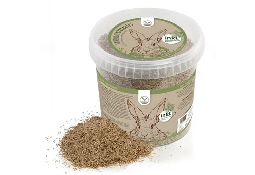 HappySeed Kräutersamen Kaninchenwiese - 1 kg - Kräuterpflanzen für Kaninchen, vitaminreiche Mischung aus Gräsern und Kräutern fördert Gesundheit und Verdauung, pflegeleicht und schnell keimend.