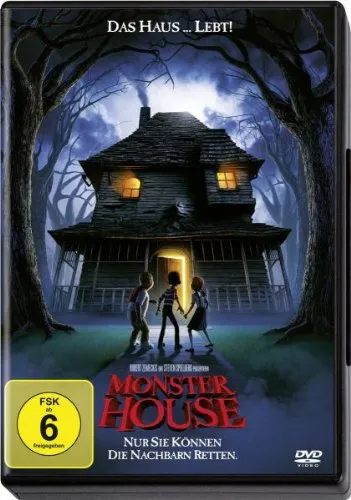 Monster House - Spannender Kinderfilm, freigegeben ab 6 Jahren, ideal für einen gruseligen Familienabend.