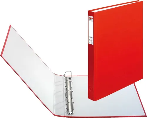 Herlitz Präsentationsordner Ringbuch protect 4 Ringe A4 rot maX.file.