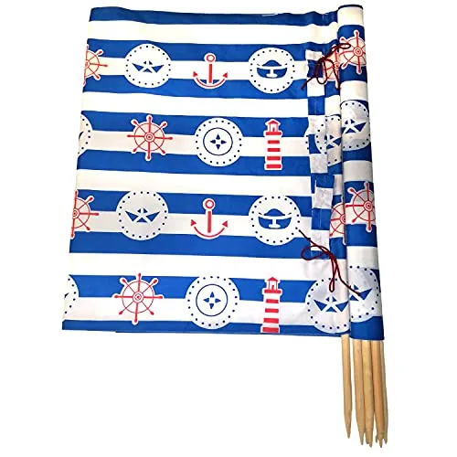 Aves-24 Windschutz 8m x 80cm für Strand und Garten von Aves-24