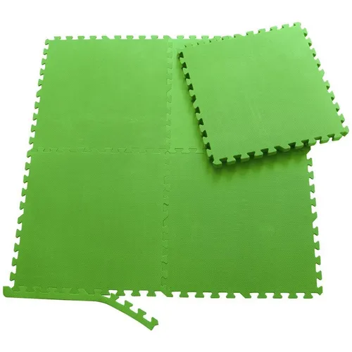 Sporttrend 24® 4 Schutzmatten Grün | Bodenmatten Sportmatten Turnmatten
