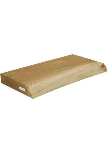 holz4home® Wandregal aus Massivholz Eiche Natur in braun von holz4home