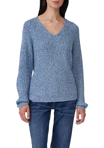 s.Oliver Strickpullover - Kuscheliger Strickpullover mit V-Ausschnitt und Raglanärmeln – perfekt für gemütliche Tage. Weich und wärmend im Regular Fit, vereint er Komfort und Stil.
