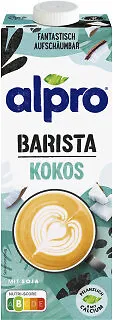 Alpro Kokosdrink Barista, 8 x 1 Liter, vegan und aufschäumbar