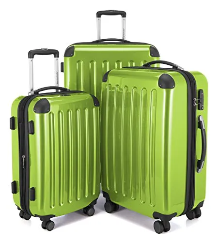Hauptstadtkoffer Unisex Alex Luggage- Luggage Set, Apfelgrün, Koffer-Set