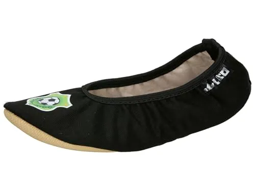 Lico Unisex Kinder G1 Gymnastikschuhe, Schwarz Canvas, 34 EU
