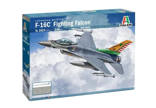 ITALERI Kampfflugzeug F-16C Fighting Falcon NL - Modellbausatz - Modellbausatz im Maßstab 1:48, ideal für Bastler und Modellbau-Enthusiasten. Individuelle Lackierung möglich, für kreative Gestaltung ohne Zubehör.