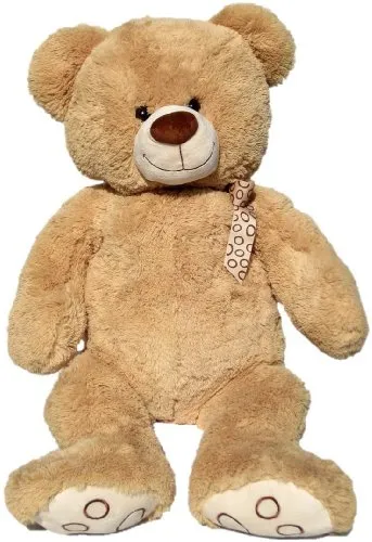 Wagner 9015 XXL Plüschbär - 100 cm großer Kuschelbär - Stofftiere & Teddybären - Premium Qualität mit kuschelig weichem Fell, idealer Begleiter für Kinder und Erwachsene. Handwäsche bei 30 Grad möglich.