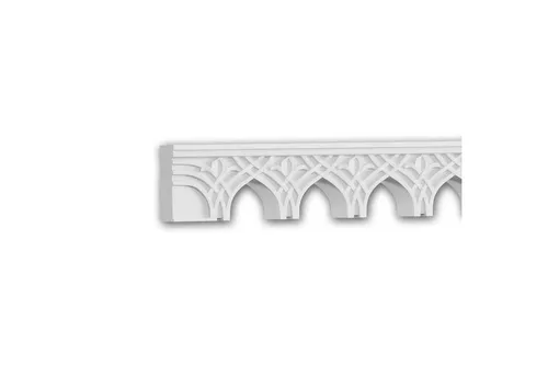 Profhome Flexprofil 161511F Bogenrahmen - Flexible Leiste für Tür- und Fensterumrandungen - Flexibler Bogenrahmen aus robustem Polyurethan, ideal für kreative Innenraumgestaltungen. Passend für verschiedene Kleber und vorgrundiert für einfache Anwendung.