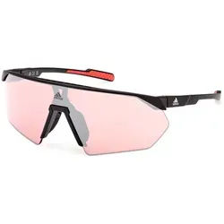 Adidas SP0076 02E Sportbrille - Schwarz Matt - Sportbrille mit UV-Schutz und bruchsicherem Material, ideal für aktive Sportler und Outdoor-Aktivitäten.