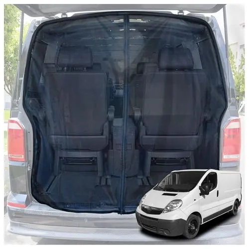 CHROMEMASTER | Magnetisches Fliegengitter für Camper, Campervan, Wohnmobil | Kompatibel mit Opel Vivaro 2001-2014 | Moskitonetz, Schutzgitter Gegen Insekten, Ungeziefer, Mücken und Spinnen