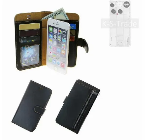 K-S-Trade Handyhülle für Nothing Phone (3), Schutz Hülle Klapphülle Case Phone cover Slim Handytasche Handy