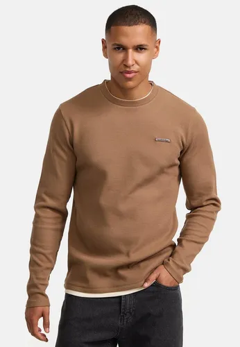 Indicode Langarmshirt Herren INSigfinn Shirt Langarm Herrenshirt Langarmshirt aus Baumwollmix