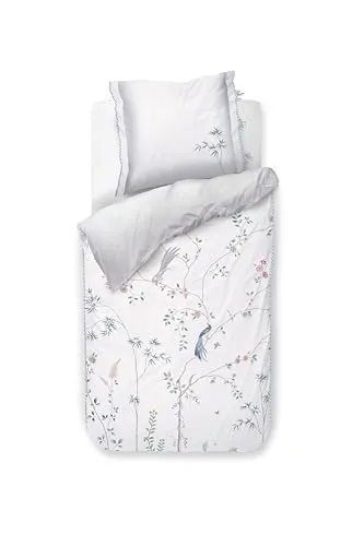 Pip Studio Bettbezug-Set Bamboo Blossom Weiß 135x200cm in weiß von Pip Studio