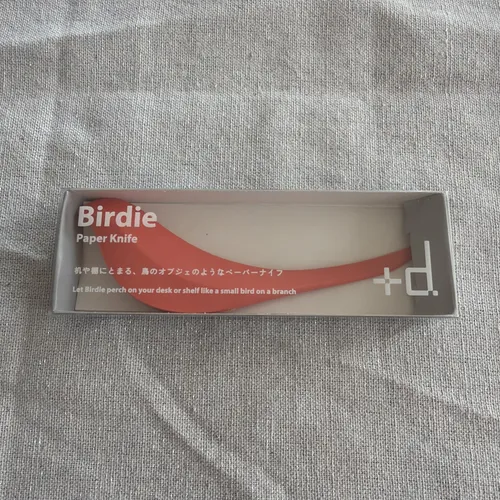 Birdie Brieföffner, Vogeldesign, Rot, Neu (P002)