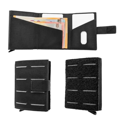 SHIELD Germany Tactical Wallet - Robuste Geldbörse für Herren aus Cordura - Vielseitige Tactical Wallet mit herausnehmbarem Aluminium-Kartenhalter für bis zu 12 Karten. Sicherer RFID-Schutz und extrem langlebig – ideal für Alltag und Outdoor-Aktivitäten.