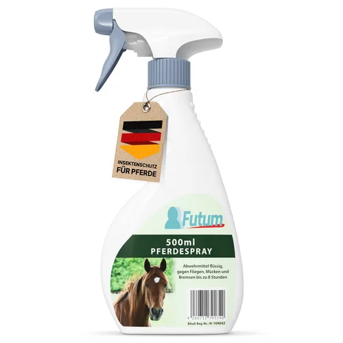 F utum 500ml Pferde Spray Insektenschutz Pferd Fliegenspray Bremsen Mücken