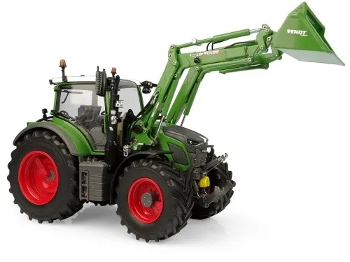 Universal Hobbies Fendt 618 Vario Traktor mit Frontlader - RC-Modelle, detailgetreuer Metalltraktor im Maßstab 1:32 mit funktionalem Frontlader für realistische Spiel- und Sammlermöglichkeiten.