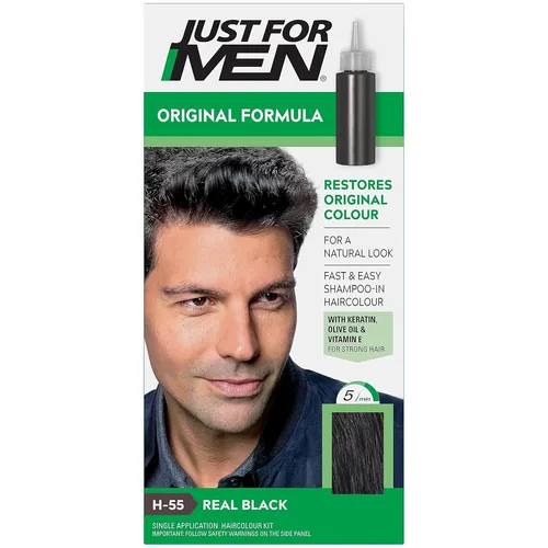 Just For Men Haarfarbe Schwarz Grauabdeckung Natuerlich H55