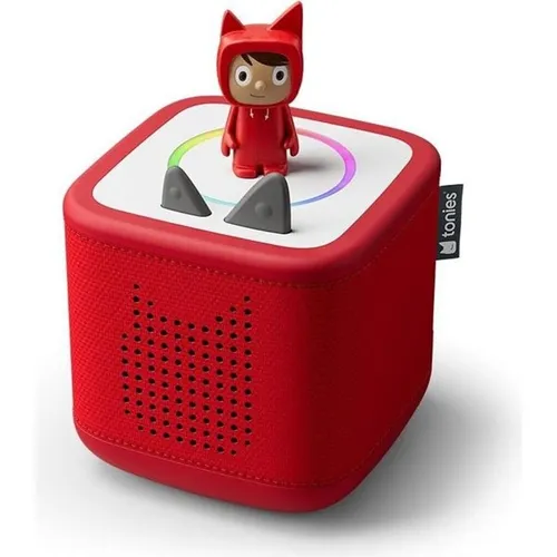tonies Toniebox 2 Starter Set Lautsprecher Stereo in rot von tonies