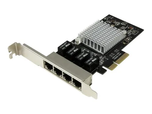 StarTech.com 4 Port PCI Express Gigabit Ethernet Netzwerkkarte (ST4000SPEXI)