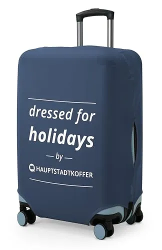 Hauptstadtkoffer Kofferüberzug Größe M, Kofferhülle für mittelgroße Koffer (57-65 cm), Kofferschutzhülle, Gepäckabdeckung, Luggage Cover