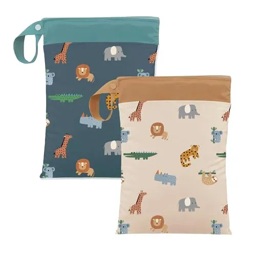 ARTEE Nasstaschen Set für Kita-Wechselwäsche von Artee