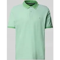FYNCH-HATTON Piquè-Poloshirt in Two-Tone-Optik Turf Green - Stylisches Piquè-Poloshirt für Herren in Two-Tone-Optik, ideal für Freizeit und sportliche Anlässe, aus hochwertiger Baumwolle gefertigt.