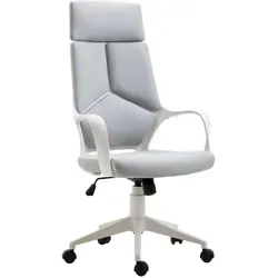 Homcom Bürostuhl, Grau, Textil, 1-Sitzer, Füllung: Polyester, 63x127x63 cm, Arbeitszimmer, Bürostühle, Drehstühle
