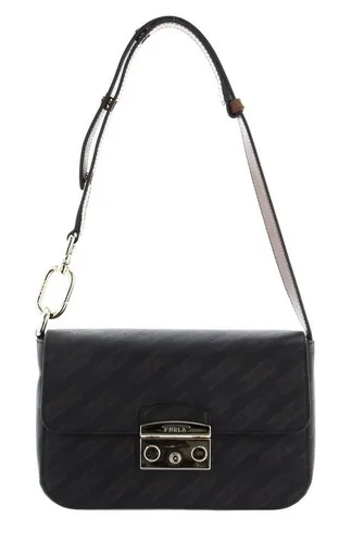 Furla Schultertasche Metropolis Braun – Elegante Handtasche - Stilvolle Schultertasche aus hochwertigem Material, ideal für den täglichen Gebrauch. Mit verstellbarem Tragegriff und kompakten Maßen – die perfekte Begleiterin für modebewusste Frauen.